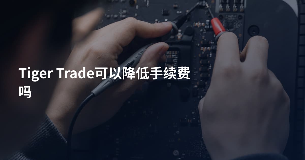 Tiger Trade可以降低手续费吗