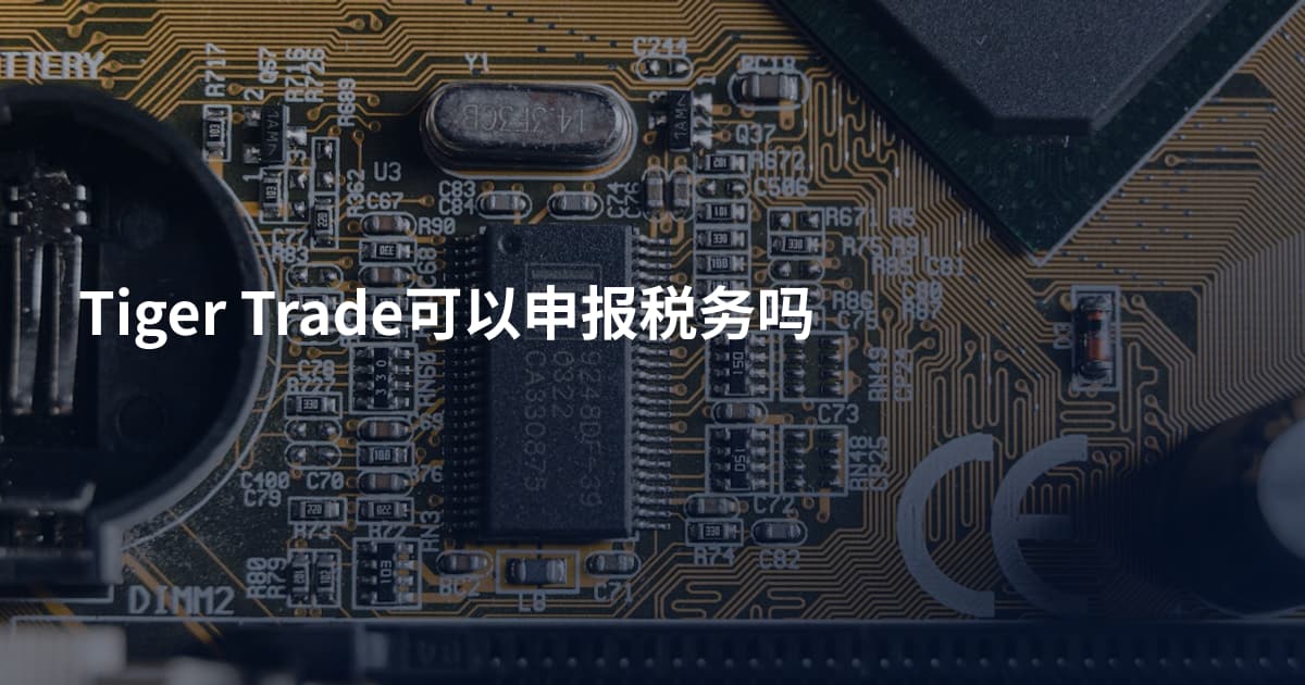 Tiger Trade可以申报税务吗