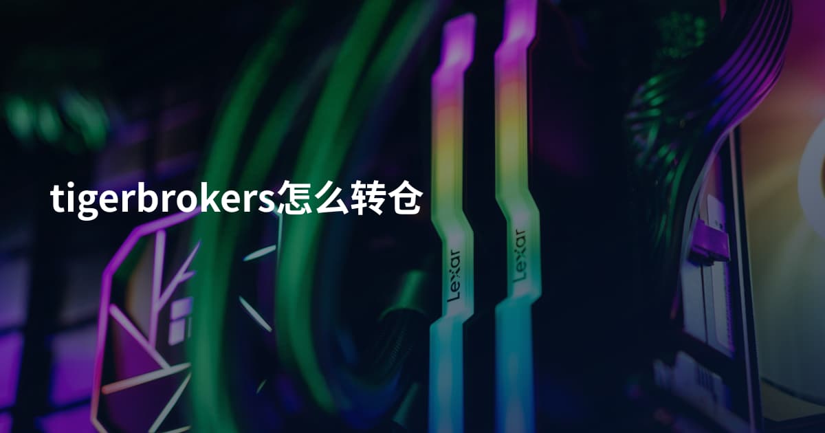 tigerbrokers怎么转仓