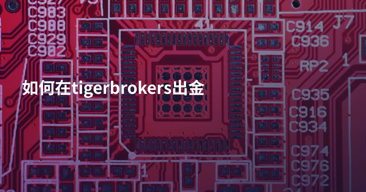 如何在tigerbrokers出金