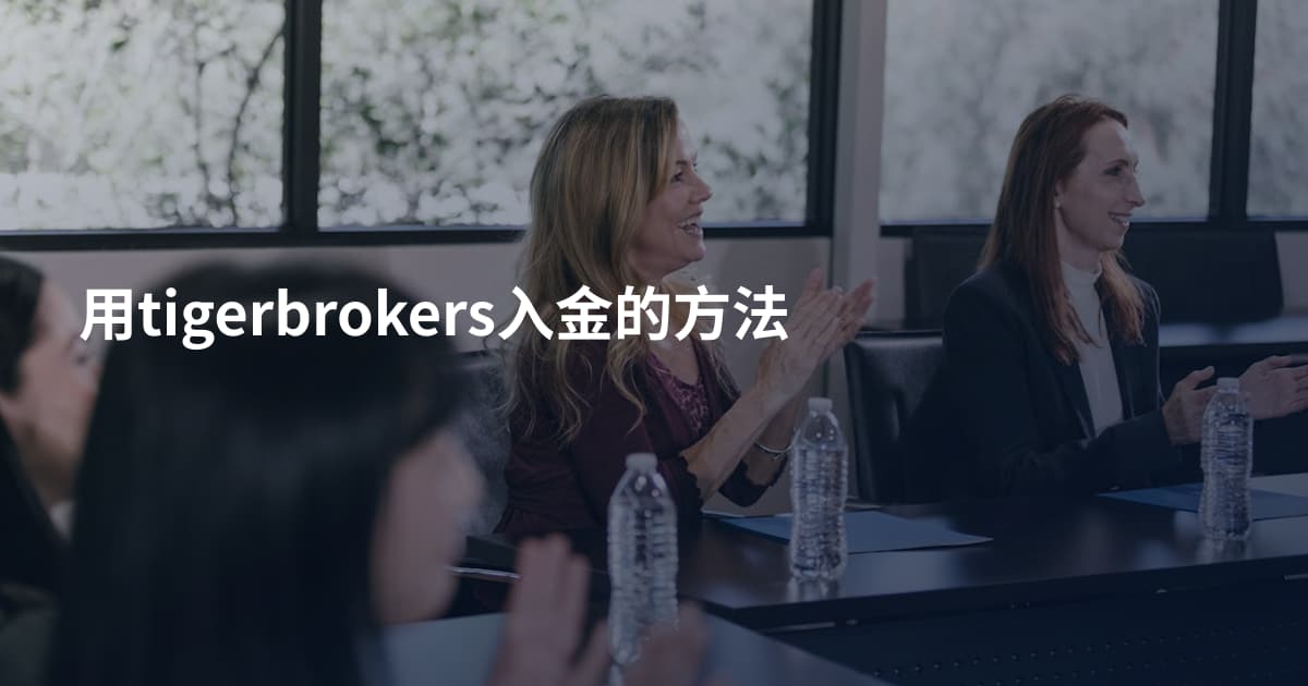 用tigerbrokers入金的方法