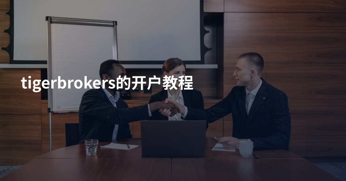 tigerbrokers的开户教程