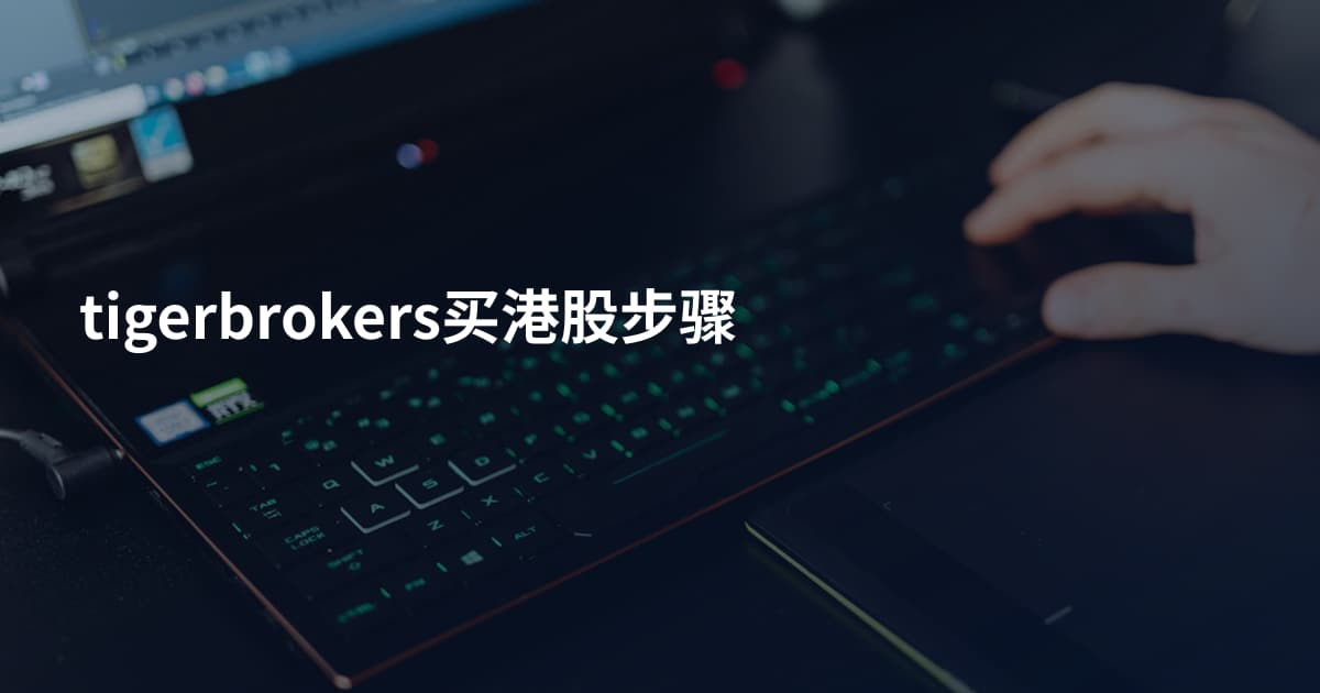 tigerbrokers买港股步骤