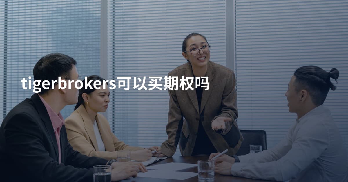 tigerbrokers可以买期权吗