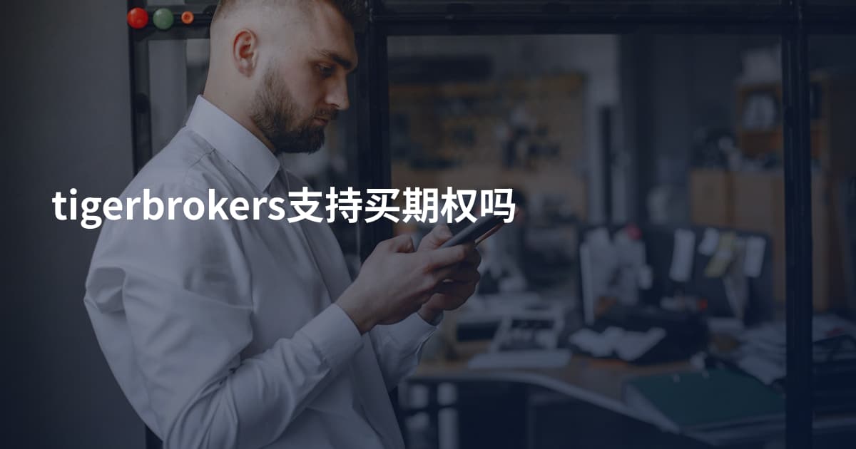 tigerbrokers支持买期权吗