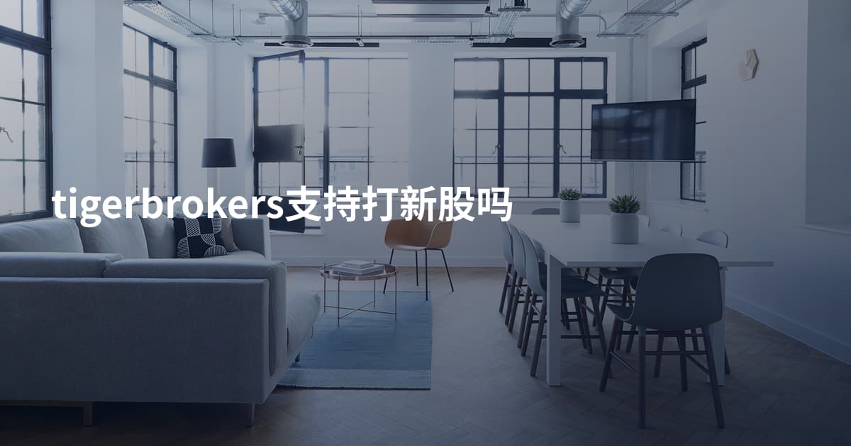 tigerbrokers支持打新股吗