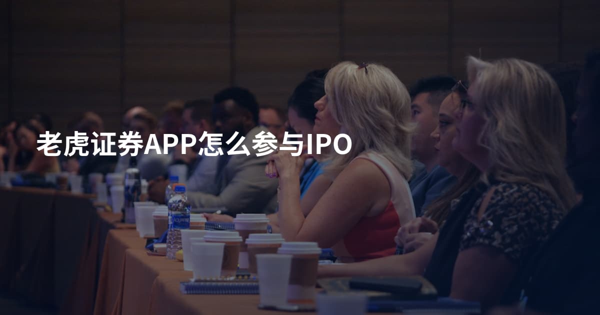 老虎证券APP怎么参与IPO