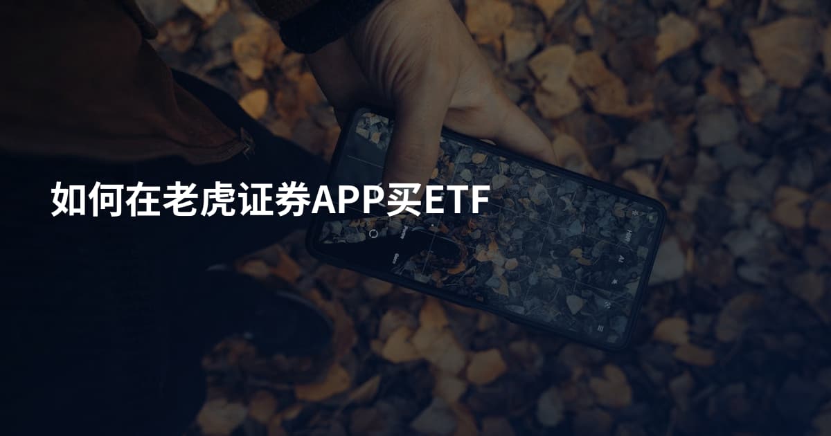如何在老虎证券APP买ETF