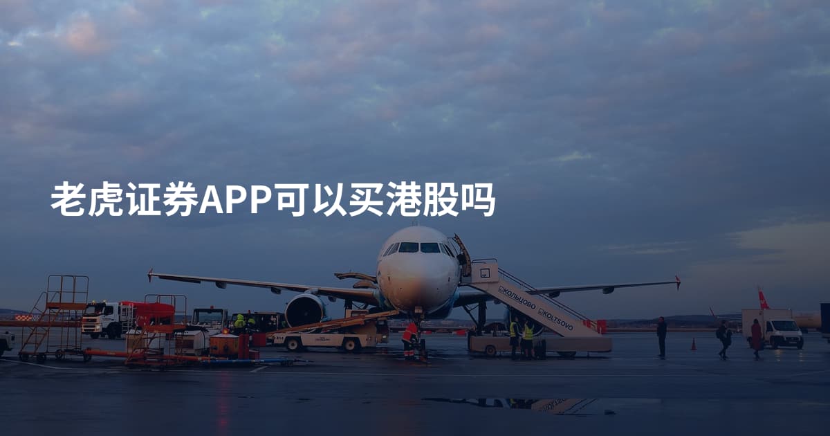 老虎证券APP可以买港股吗