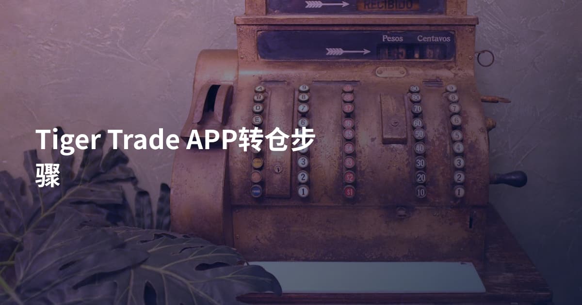 Tiger Trade APP转仓步骤
