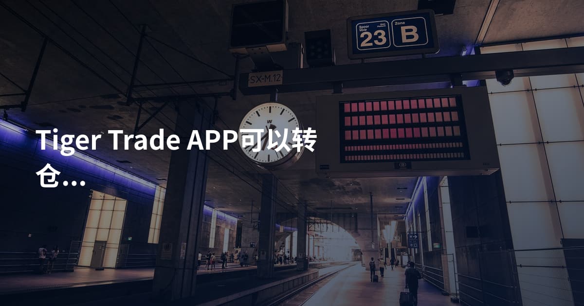 Tiger Trade APP可以转仓吗