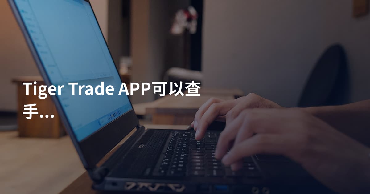 Tiger Trade APP可以查手续费吗