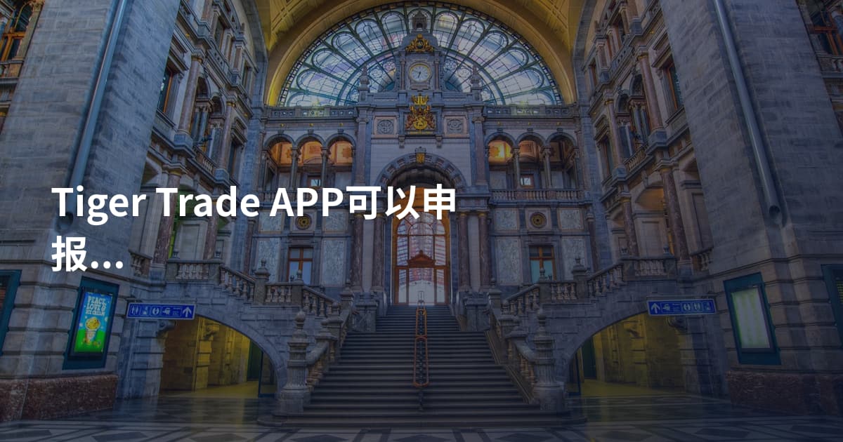 Tiger Trade APP可以申报税务吗