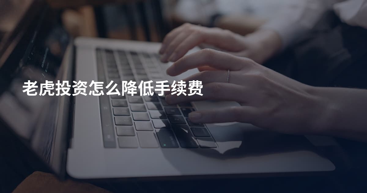 老虎投资怎么降低手续费