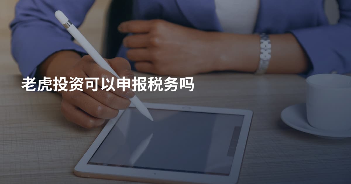 老虎投资可以申报税务吗