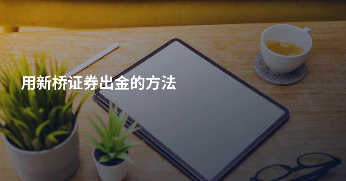 用新桥证券出金的方法