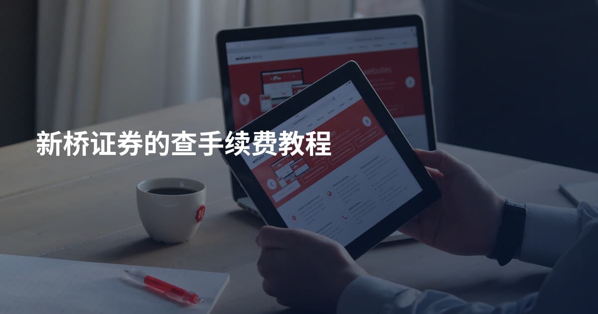 新桥证券的查手续费教程