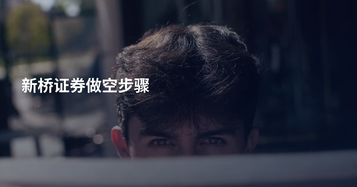 新桥证券做空步骤