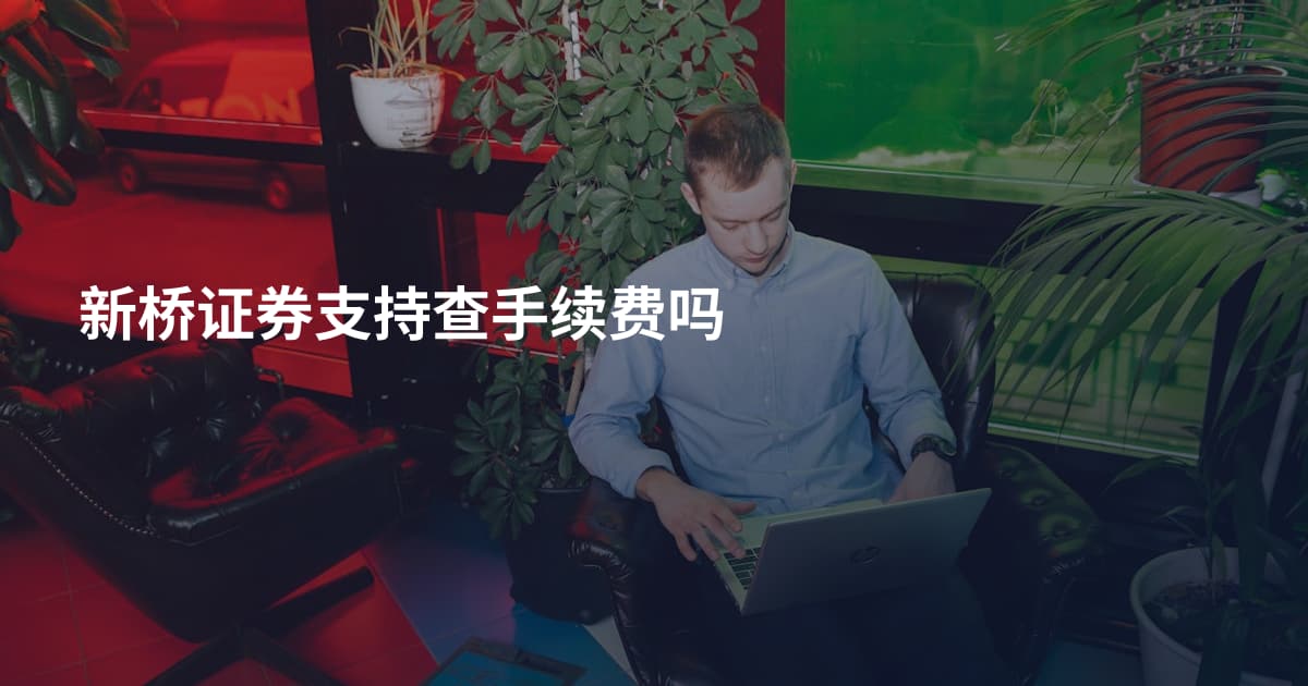 新桥证券支持查手续费吗