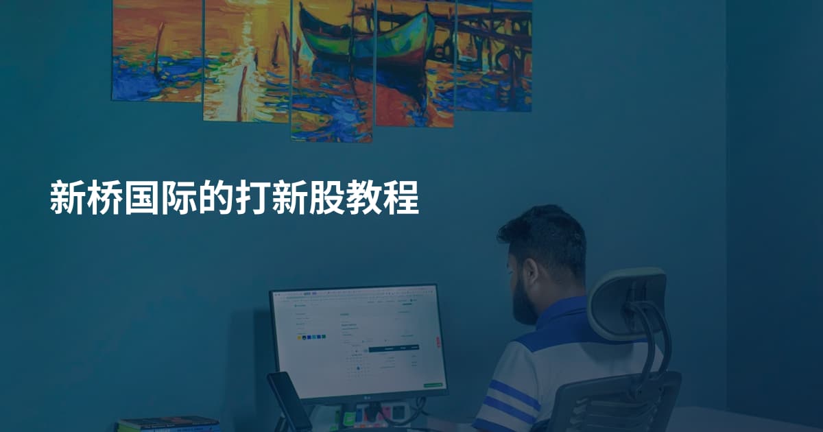 新桥国际的打新股教程