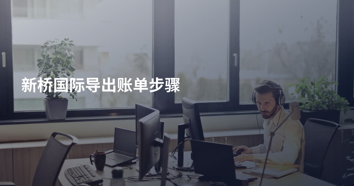 新桥国际导出账单步骤