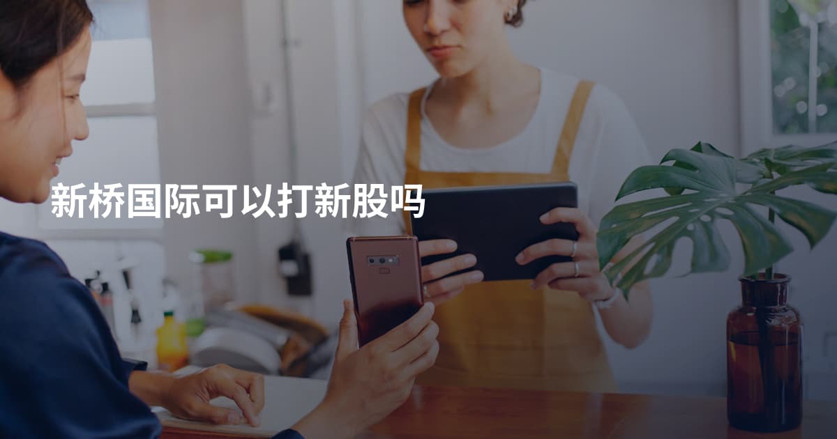 新桥国际可以打新股吗