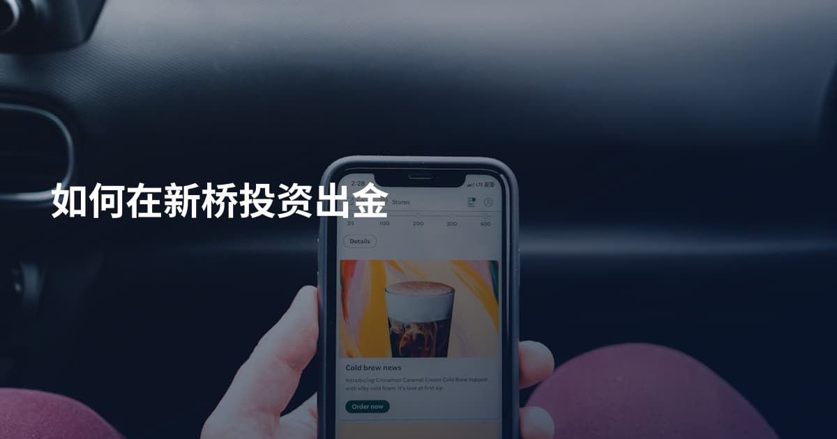 如何在新桥投资出金