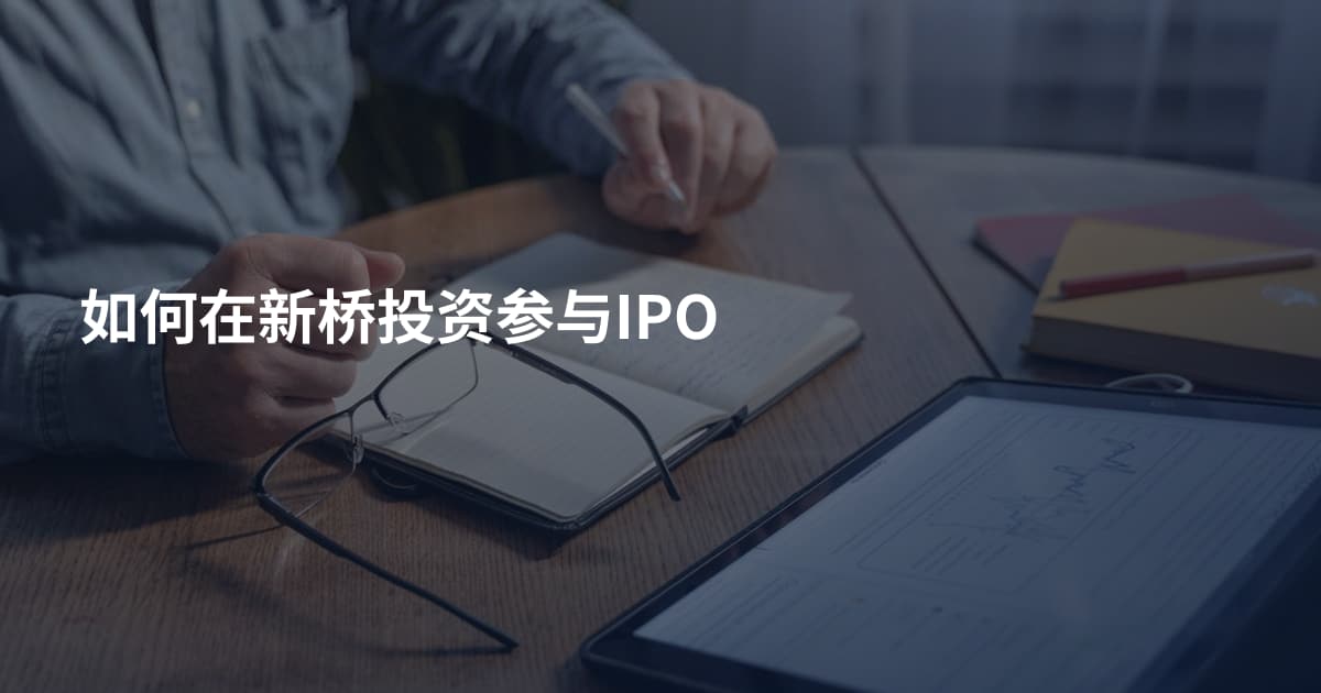 如何在新桥投资参与IPO