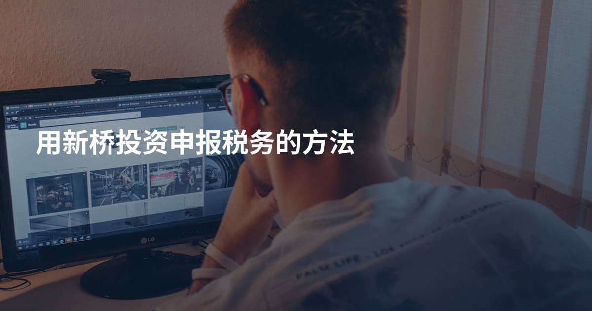 用新桥投资申报税务的方法