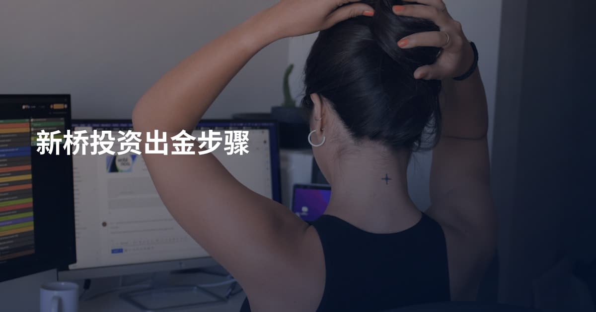 新桥投资出金步骤