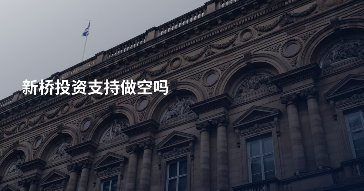 新桥投资支持做空吗