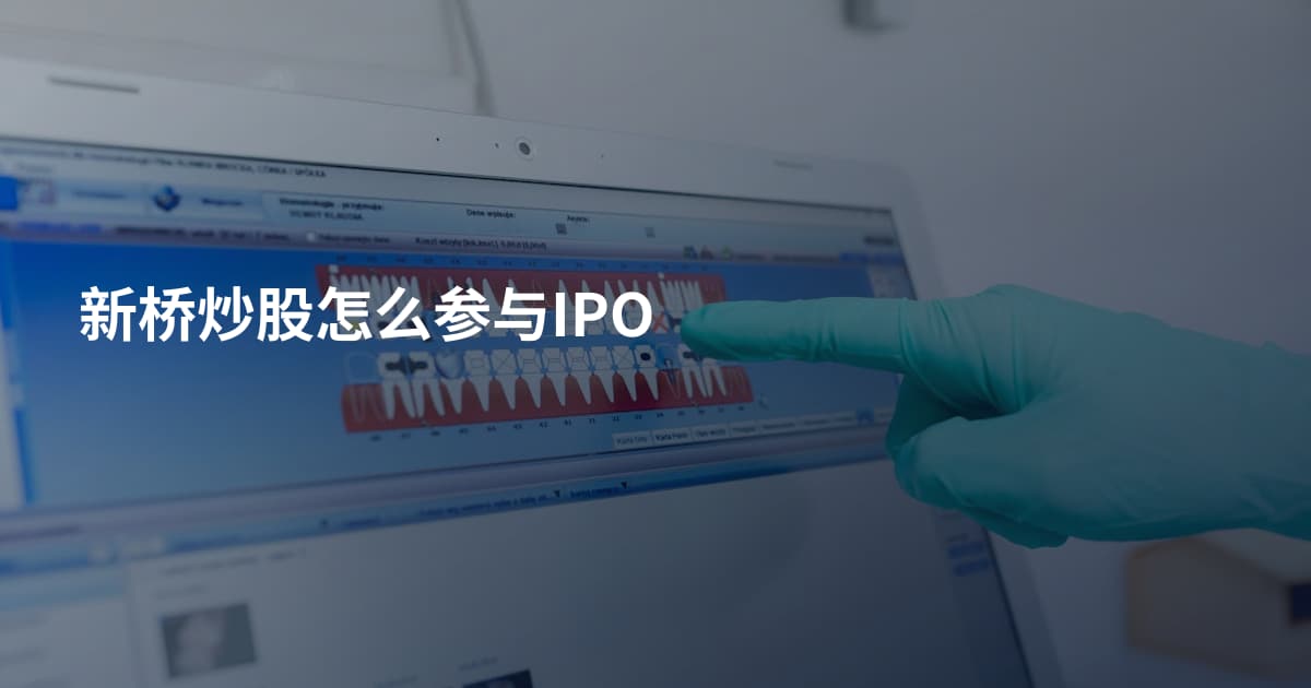 新桥炒股怎么参与IPO