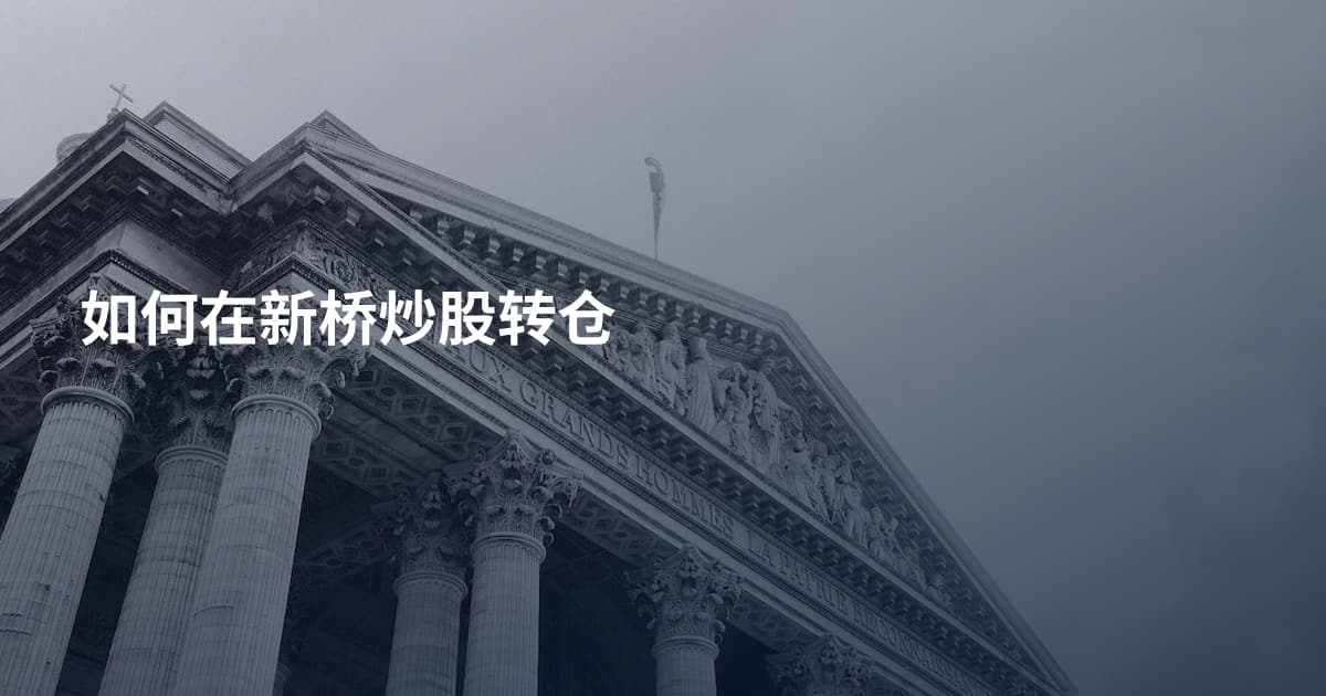 如何在新桥炒股转仓