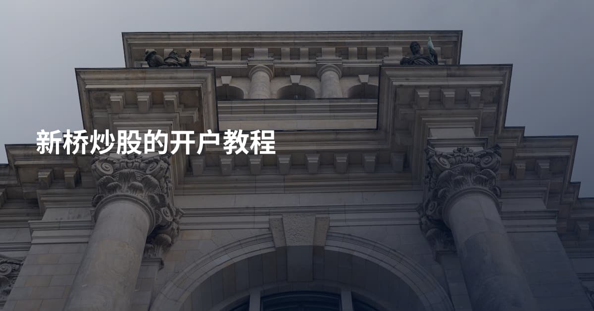 新桥炒股的开户教程