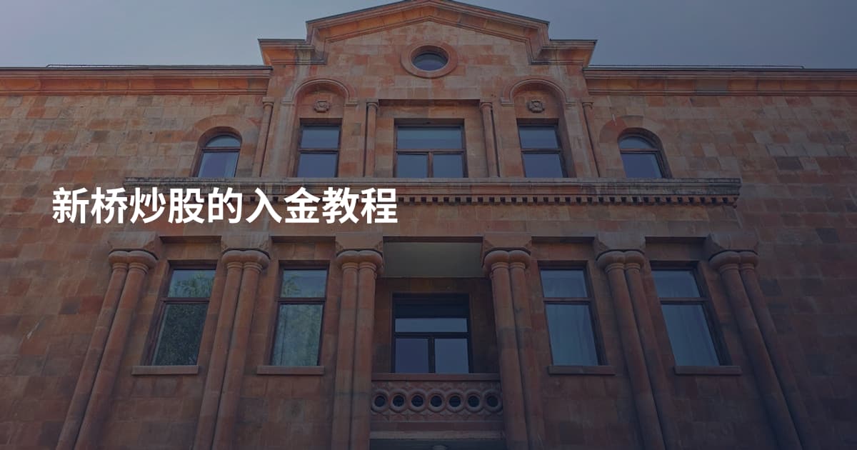 新桥炒股的入金教程