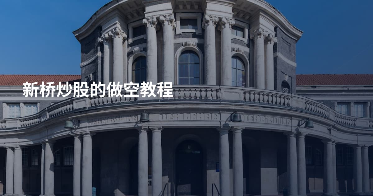 新桥炒股的做空教程