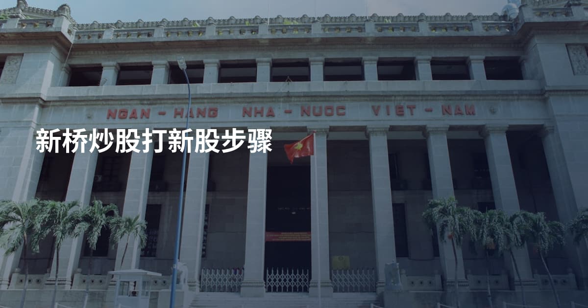新桥炒股打新股步骤