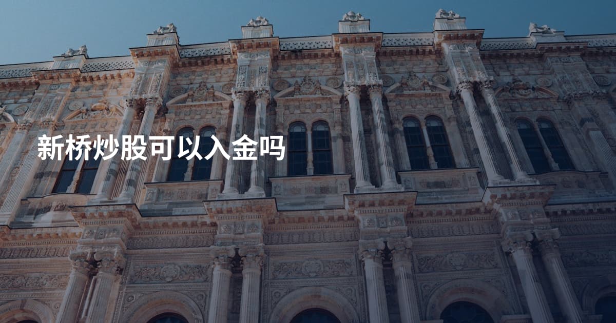 新桥炒股可以入金吗