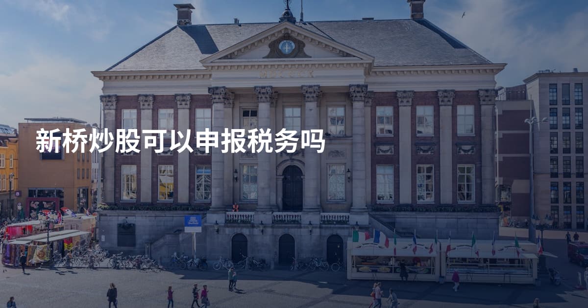 新桥炒股可以申报税务吗
