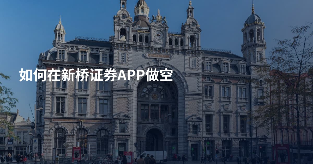 如何在新桥证券APP做空