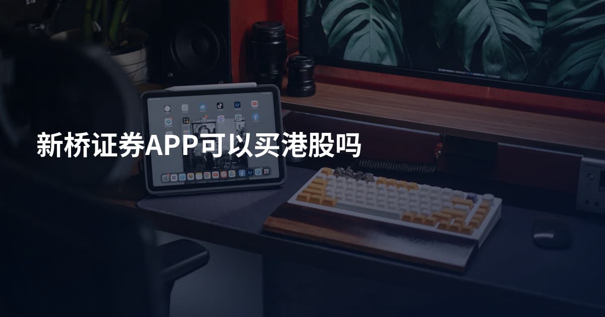 新桥证券APP可以买港股吗