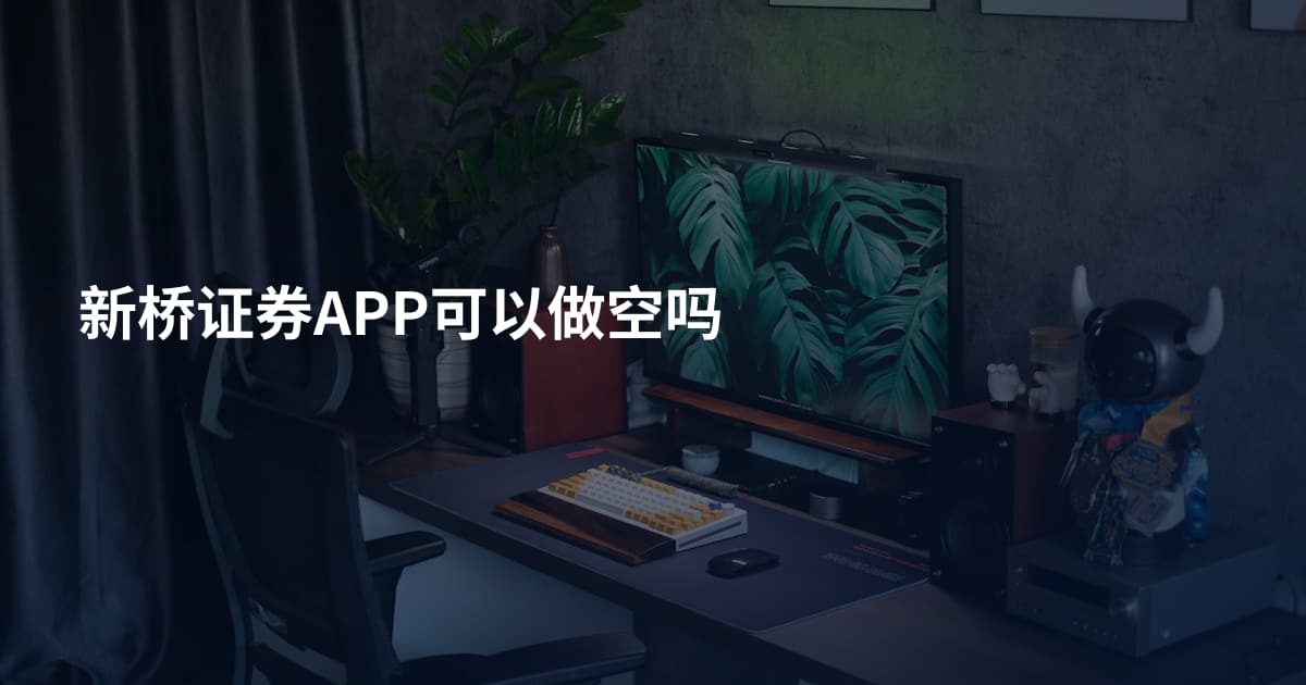 新桥证券APP可以做空吗