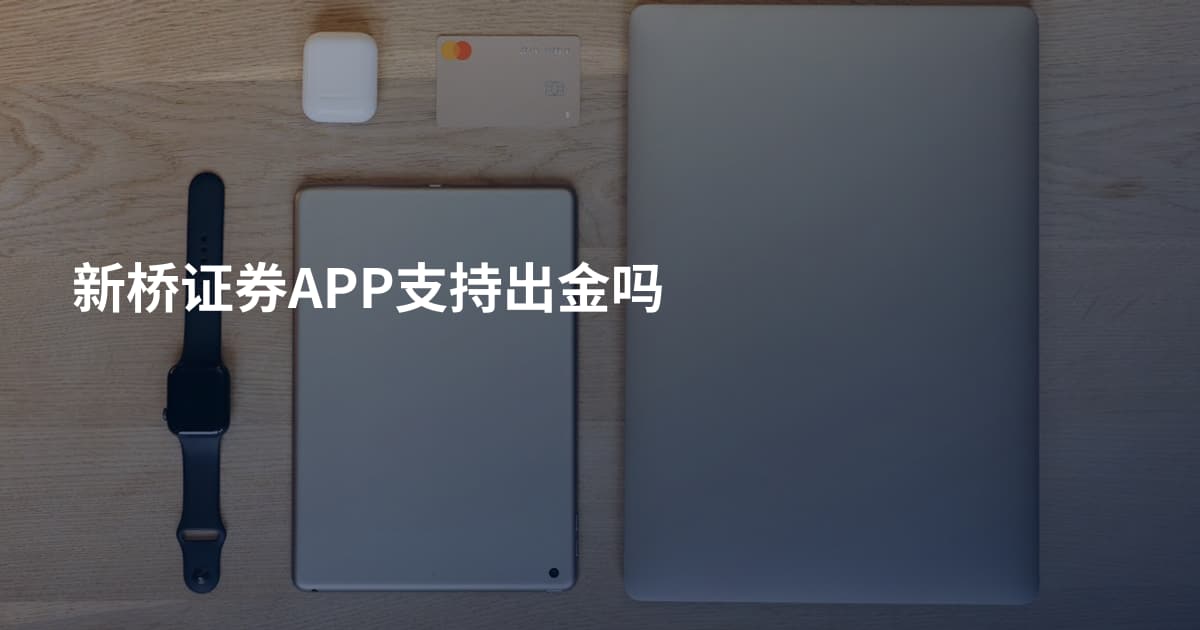 新桥证券APP支持出金吗