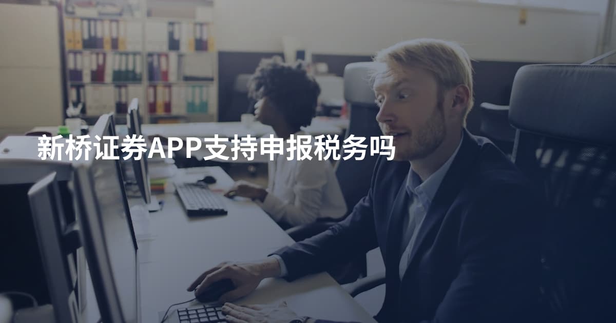 新桥证券APP支持申报税务吗