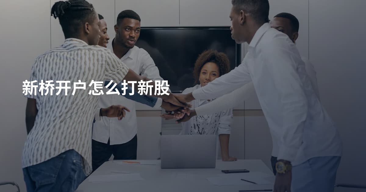 新桥开户怎么打新股