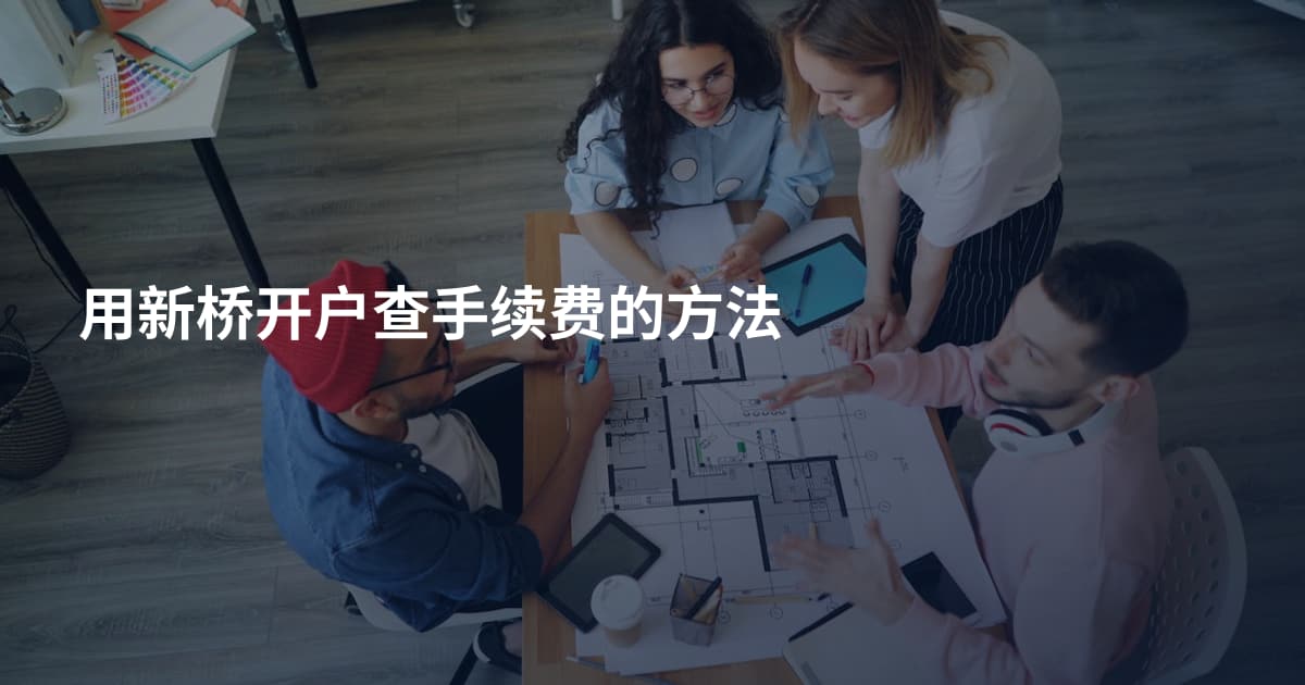 用新桥开户查手续费的方法