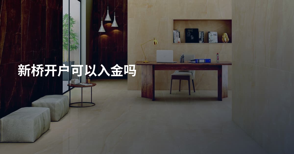 新桥开户可以入金吗