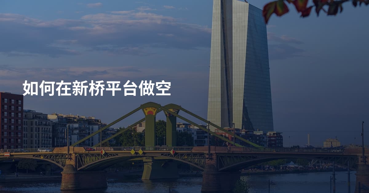 如何在新桥平台做空