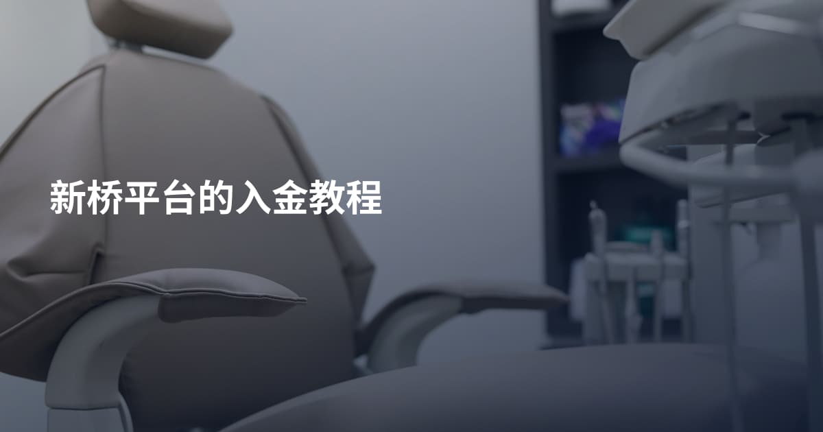 新桥平台的入金教程