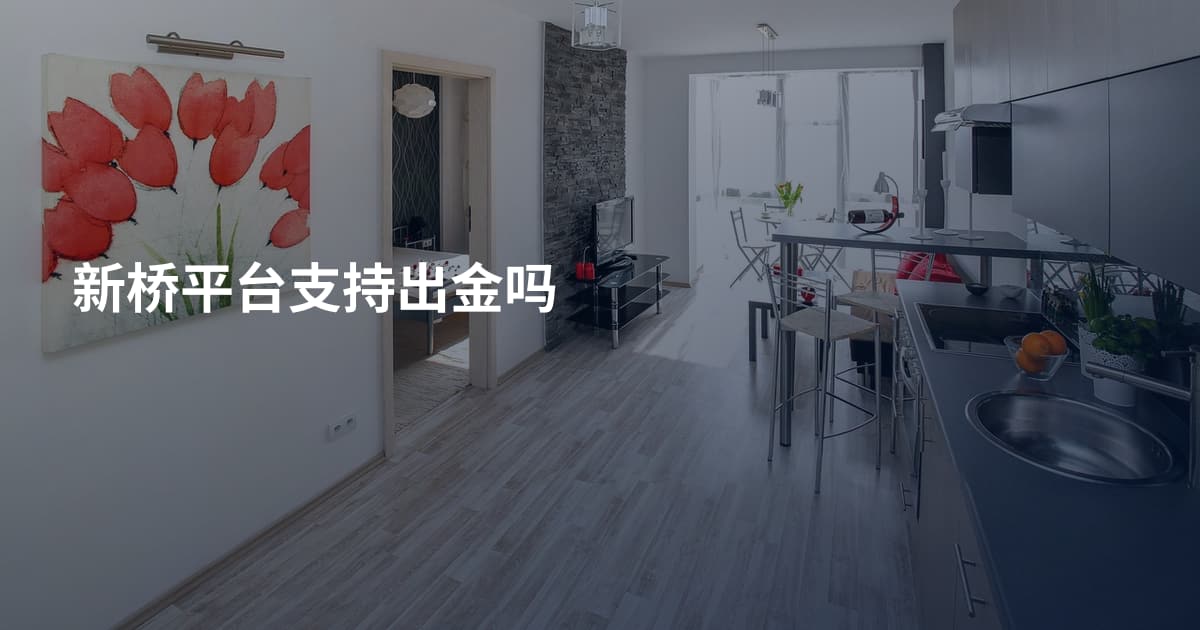 新桥平台支持出金吗
